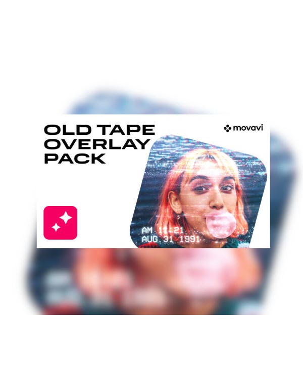 Movavi Video Editor 2023 - Old Tape Overlay Pack DLC Steam Key GLOBAL